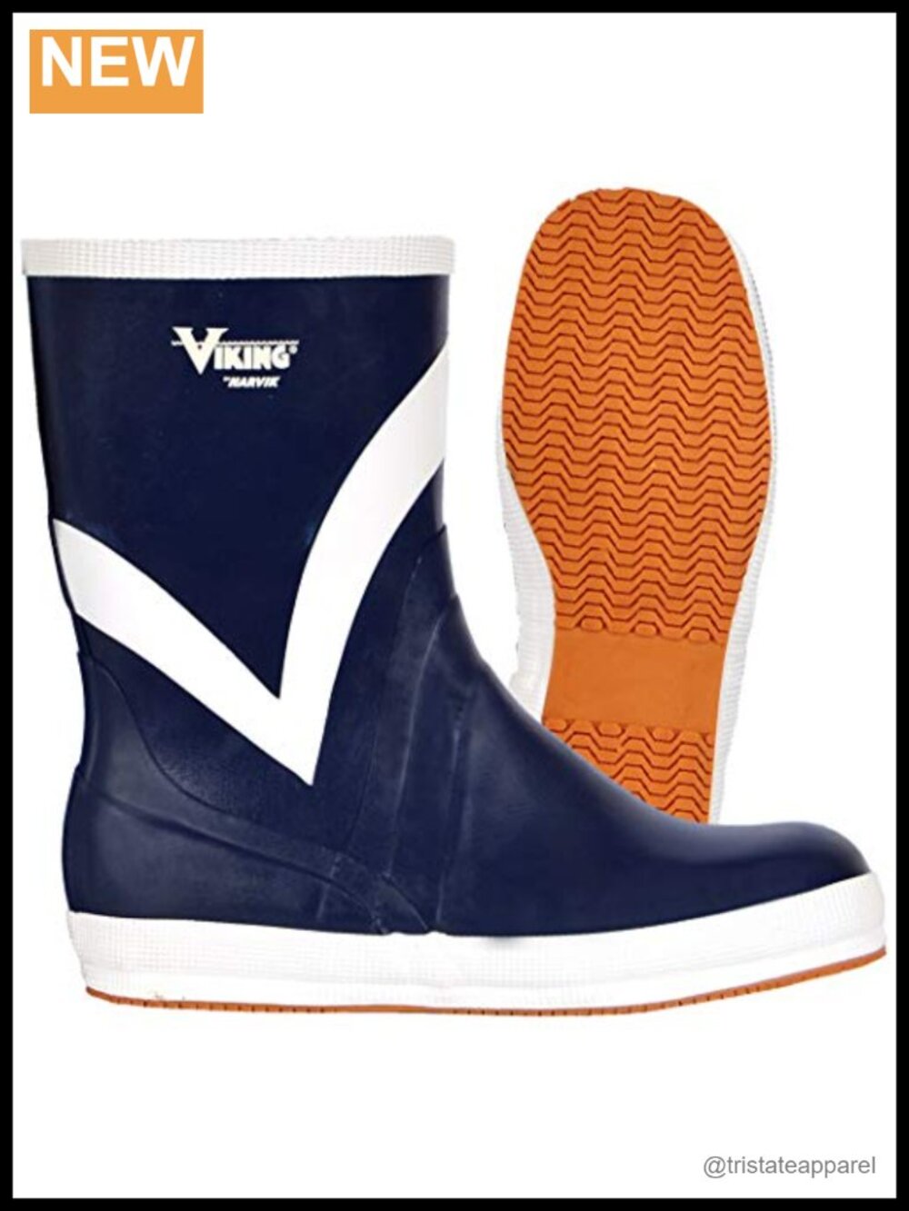 Viking Unisex Marine Kadett Rain Boots Waterproof SBR Rubber